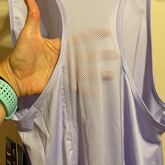 NWT light purple/lavender Nike dri fit small workout running tank top - Picture 5 of 5